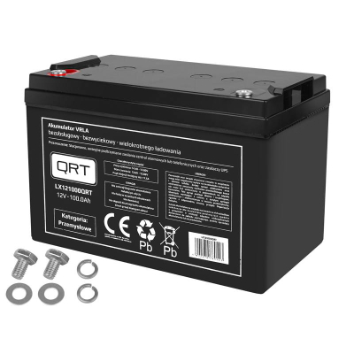 Akumulator Bezobsługowy 12V 100Ah VRLA do Kampera Łodzi Pieca CO UPS